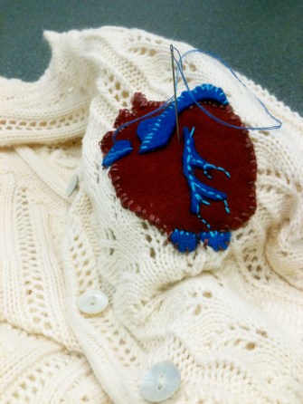 Embroidered Heart